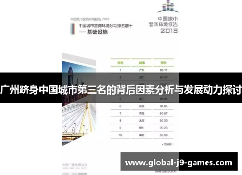 广州跻身中国城市第三名的背后因素分析与发展动力探讨